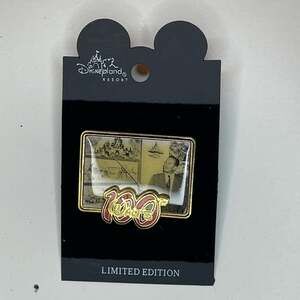 Walt Disney 100th Birthday Disneyland Resort Framed Portrait Limited Edition Pin